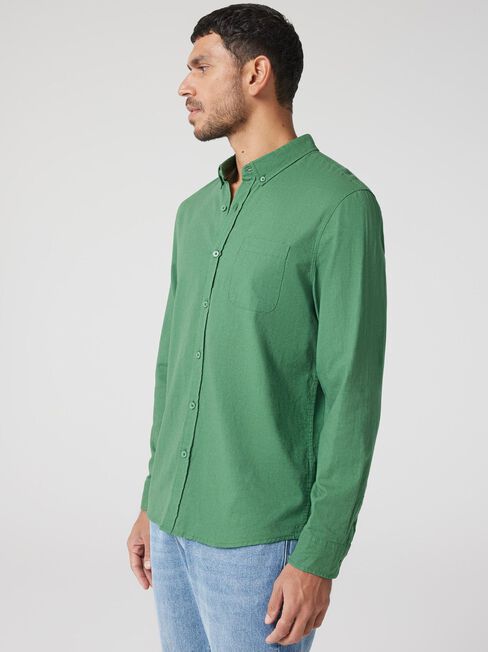 LS Brody Textured Shirt, Pine, hi-res